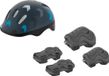 Rebel ZAB0123B - Ensemble de protection 7 pièces pour le patinage et la trottinette, gris/bleu