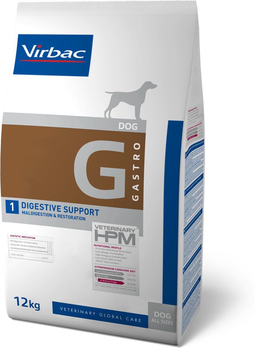 VIRBAC HPM canine digestive support G 1 12 KG