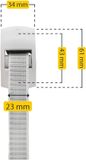 Schellenberg 15651 Rolluikriemgeleider Duo Maxi, wit