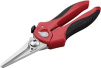 TOOLCRAFT Universele schaar 205 mm Rood, Zwart