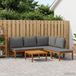 vidaXL - Set van 6 - Massief acaciahout & touw - Naturel