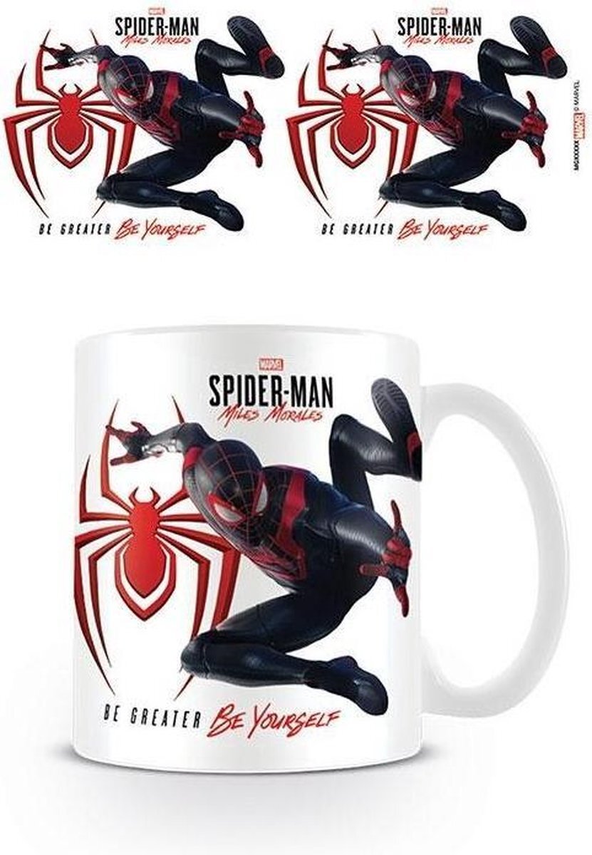 Marvel Spider-Man Miles Morales Iconic Jump Mok Merchandise