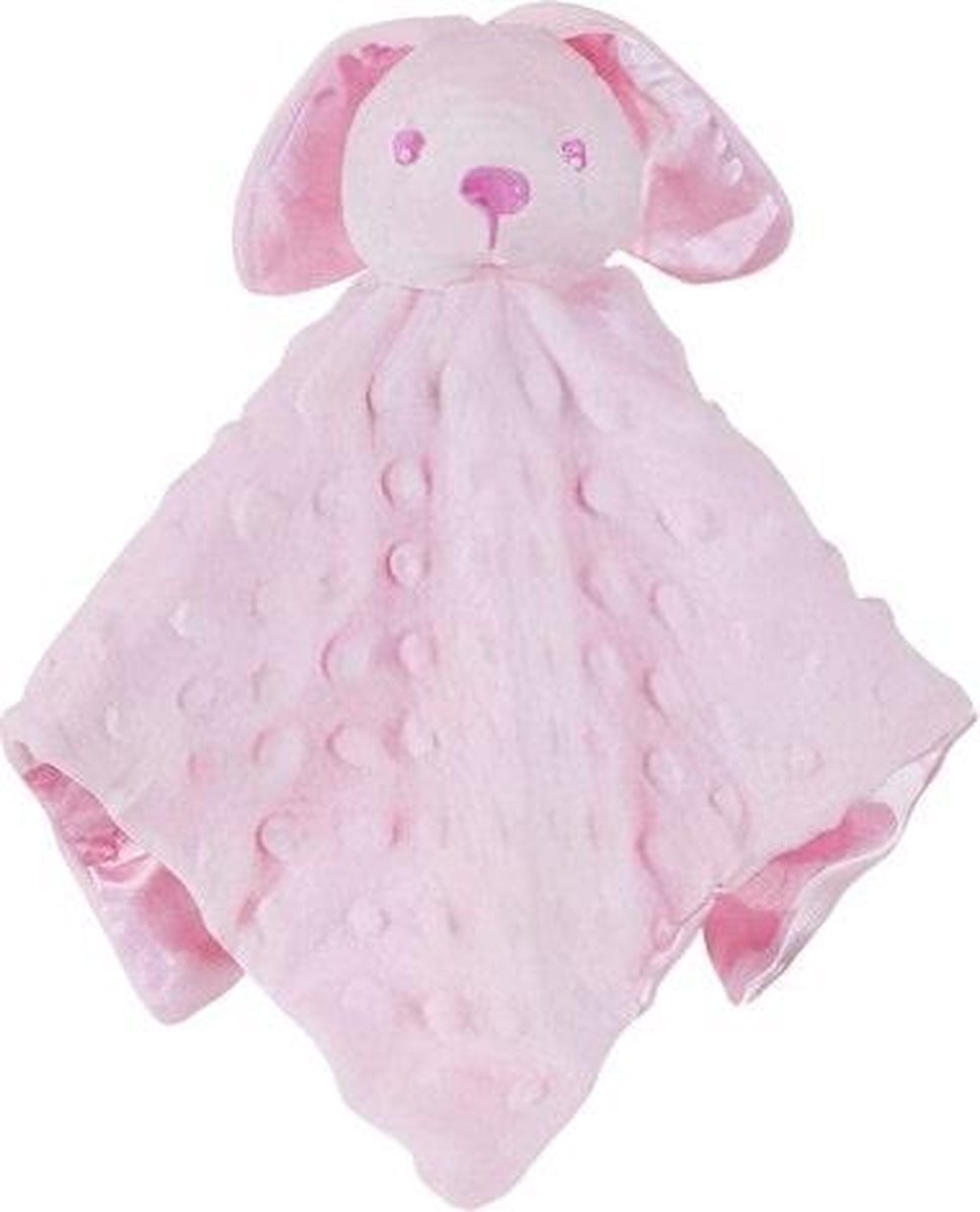 Soft Touch knuffeldoekje konijn meisjes 36 cm polyester roze