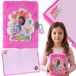 Sarcia.eu Gabby's Dollhouse Pluche notitieboekje voor meisjes, dagboek met sleutel, gelinieerd schoolschrift in A5 formaat