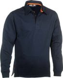 Herock Troja Poloshirt Lange mouwen essentials (1501) - Marine | Marine - XL