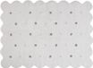 Lorena Canals Tapis Galleta - 100% Coton - 120 x 160 cm - Blanc