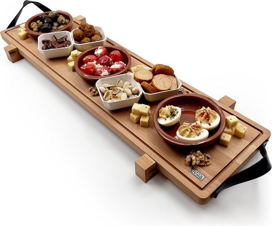 Industrial Living Rectangular Wooden Serving Board - 70cm