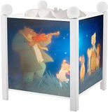 TROUSSELIER Ernest & Celestine Magische nachtlamp Houtkleur wit