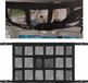 Shenzhen Haorui Industrial Technology Co., Ltd. Filet à bagages voiture 70 cm x 49 cm noir
