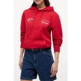 Tommy Hilfiger Unisex Th X Cf1 Varsity Graphic Red Maat: S