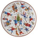 Hutschenreuther Verzamelcollectie 23 kerstlengte koekjes borden 28 cm