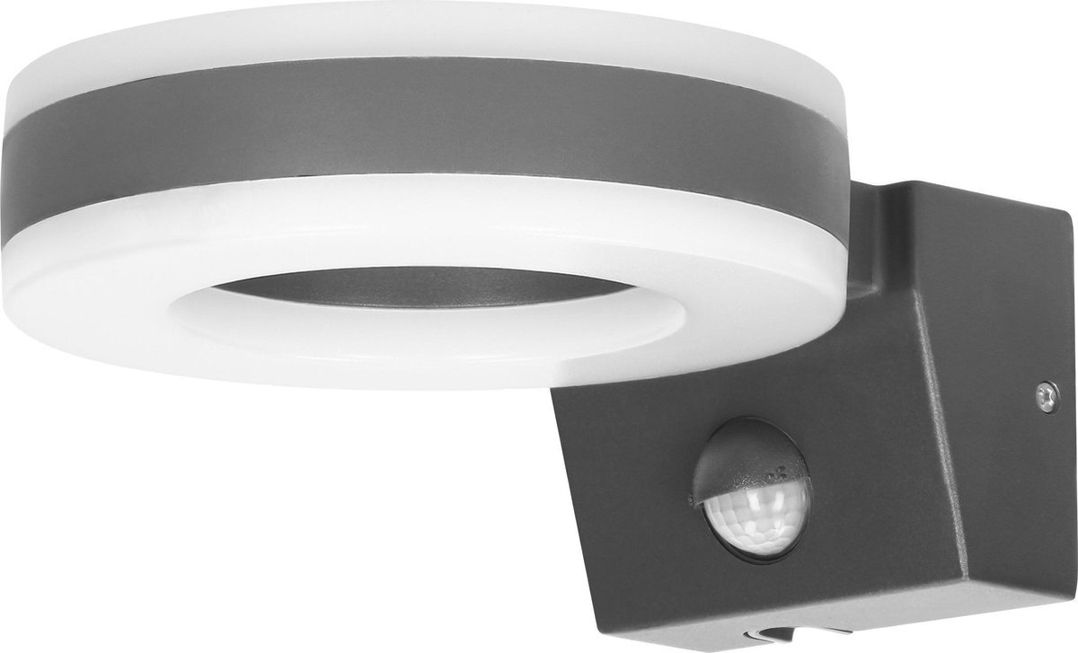 Adviti HOWLIT LED Up/Down wandlamp met bewegingssensor - Antraciet - IP65 - IK10 - 4000K - 1800lm - 20 Watt - Outdoor - Design - !