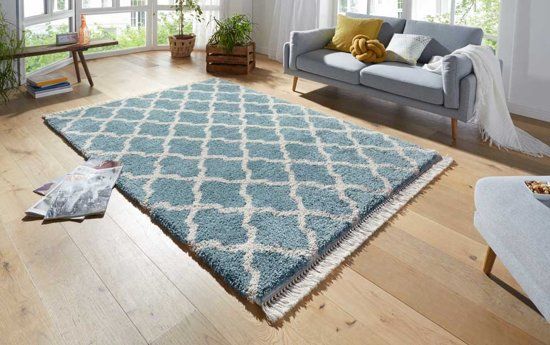 Mint rugs Hoogpolig Vloerkleed Pearl 103326 80x150 cm Crème & Wit