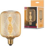 Paulmann Metallic Glow Standaard 230 V Ampoules LED Zyl E27 Helix 130lm 3,5W 1800K Messing