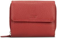 JOST Leren portemonnee Vika Zip Wallet Red rood