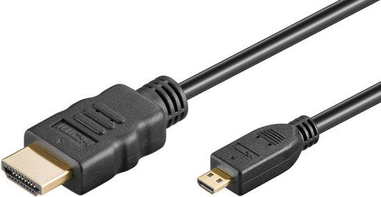 PremiumCord kphdmad1 HDMI kabel 1 m HDMI Type A (Standaard) HDMI Type D (Micro) Zwart