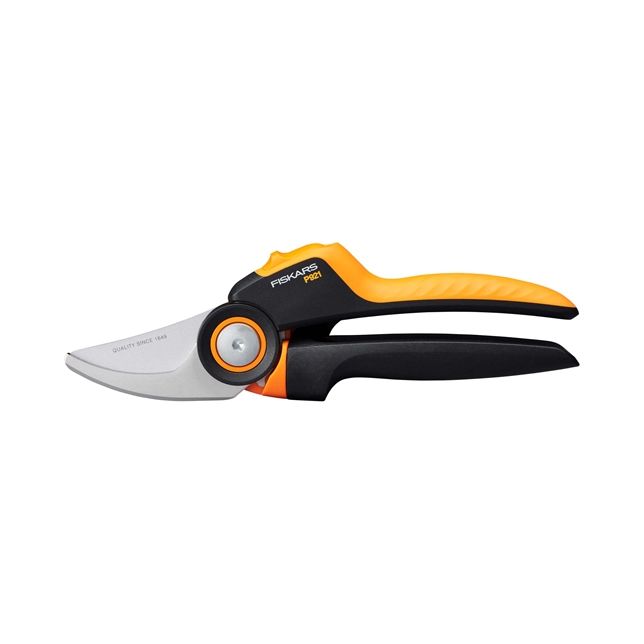 Fiskars P921 Bypass Snoeischaar - Zwart/Oranje - 2.4cm Snijcapaciteit