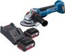 Bosch Professional Bosch GWS 18V-10 P Professional accu-haakse slijper 18 V 125 mm borstelloos + 2x accu 5,0 Ah + oplader
