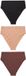 Next - Dames - Naadloze slips - Verpakking van 3 - Zwart