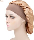 Satijnen Slaapmuts voor Dames - Goud