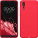 kwmobile telefoonhoesje geschikt voor Huawei P20 - Back cover in neon roze