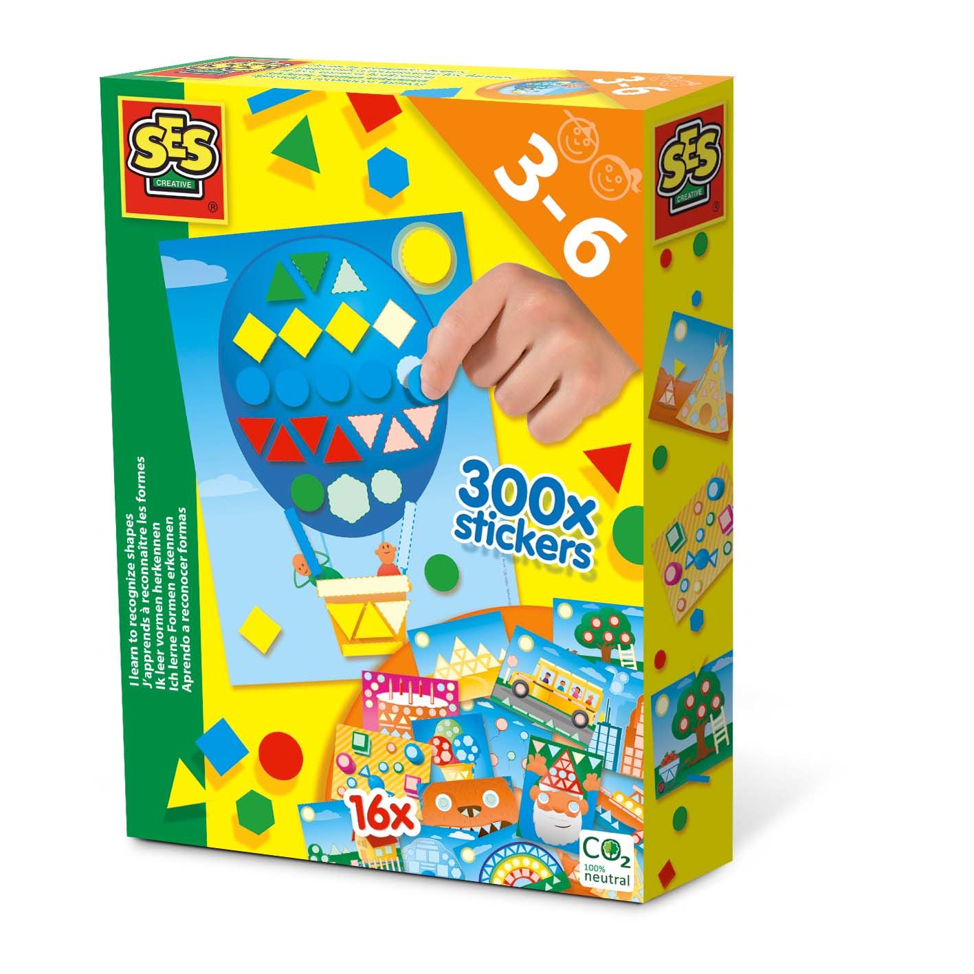 SES - Ik leer vormen herkennen - Stickers - 3+ jaar