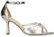 Sacha - Dames - Zilveren sandalen met hak - Maat 40