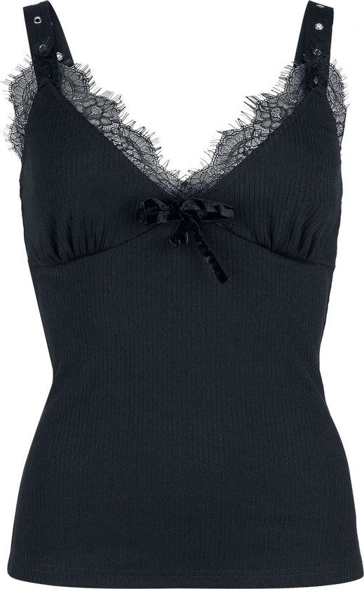 Jawbreaker Sleeveless Dames Top - zwart - M
