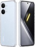 Techsuit Sparkle Skin Glitter Silicone Back Cover - Transparant - Geschikt voor Xiaomi Poco X8 Pro Max