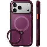 TORRAS Ostand Q3 Air iPhone 18 Pro Hoesje MagSafe 360° Kickstand Burgundy