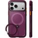 TORRAS Ostand Q3 Air iPhone 18 Pro Hoesje MagSafe 360° Kickstand Burgundy