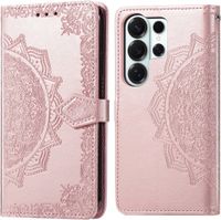 imoshion Étui - Convient aux Samsung Galaxy S26 Ultra - Livre Mandala - Or Rose