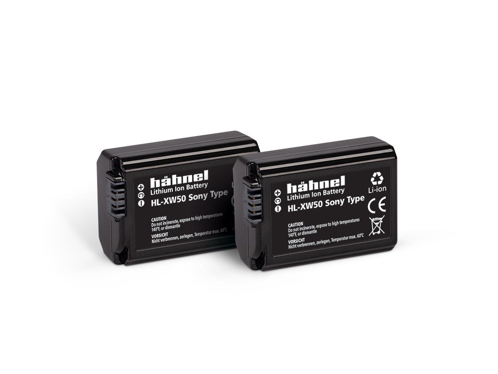 Hahnel HL-XW50 Accu - 2-pak (NP-FW50) - 1000 mAh - Li-Ion
