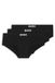 BOSS pour homme. 50546561 3 paquets de slips avec logo à la taille noir (XS), Homewear, Coton