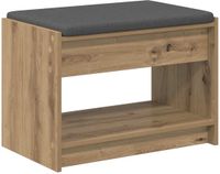 vidaXL Hallenbank Artisan Eik 63 x 38 x 45 cm