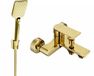 Mexen Royo R62 robinet de bain avec ensemble de douche, or
