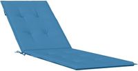 vidaXL Terrasstoelkussen - Gemêleerd Blauw