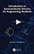 Introduction Crc Press Introduction to Semiconductor Devices for Engineering Students Paperback