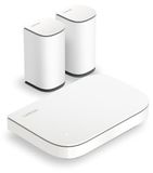 Merkloos Mesh wifi systeem - Dual-band Ax3000 - Tot 465 m² - Wifi router 6 - Snelheid tot 3 Gbit/s - Wit mesh router systeem