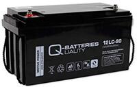 Q-Batteries 12LC-80 - 12V 80Ah AGM Deep Cycle VRLA Battery
