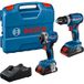 Bosch Combiset 18VGSB+GDR+2x4+GAL
