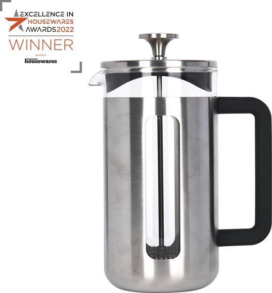 La Cafetière Pisa Koffiezetapparaat - 1 Liter - RVS - Zilver