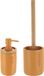 Tendance Badkamer accessoires set 2-delig - Polyresin/bamboe - orange - robuste - matte coating