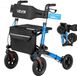 VEVOR Rollator pliable à 3 roues avec siège