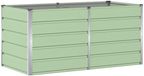 vidaXL Plantenbak Groen Staal 160 x 80 x 75 cm