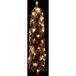 Sapin de Noël artificiel pré-éclairé avec 30 LED/neige floquée
