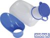 Aidapt Urinoir unisex - Portable avec adaptateur 1 litre de capacité - Bleu
