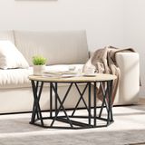 vidaXL Salontafel Sonoma Eik 80 x 80 x 42 cm