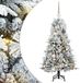 vidaXL Sapin de Noël artificiel articulé avec 150 LED blanc 120 cm PE et PVC