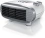 Brandson Radiateur soufflant - 2000 W - Thermostat réglable - 2 niveaux de chaleur et position ventilateur - Blanc/argent